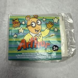 Vintage 2004 Arthur Wendy's Kids Meal Toy Skate Park Skateboard Figure PBS New